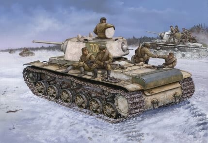 модель Танк KV-1 (1942 Heavy cast Turret)